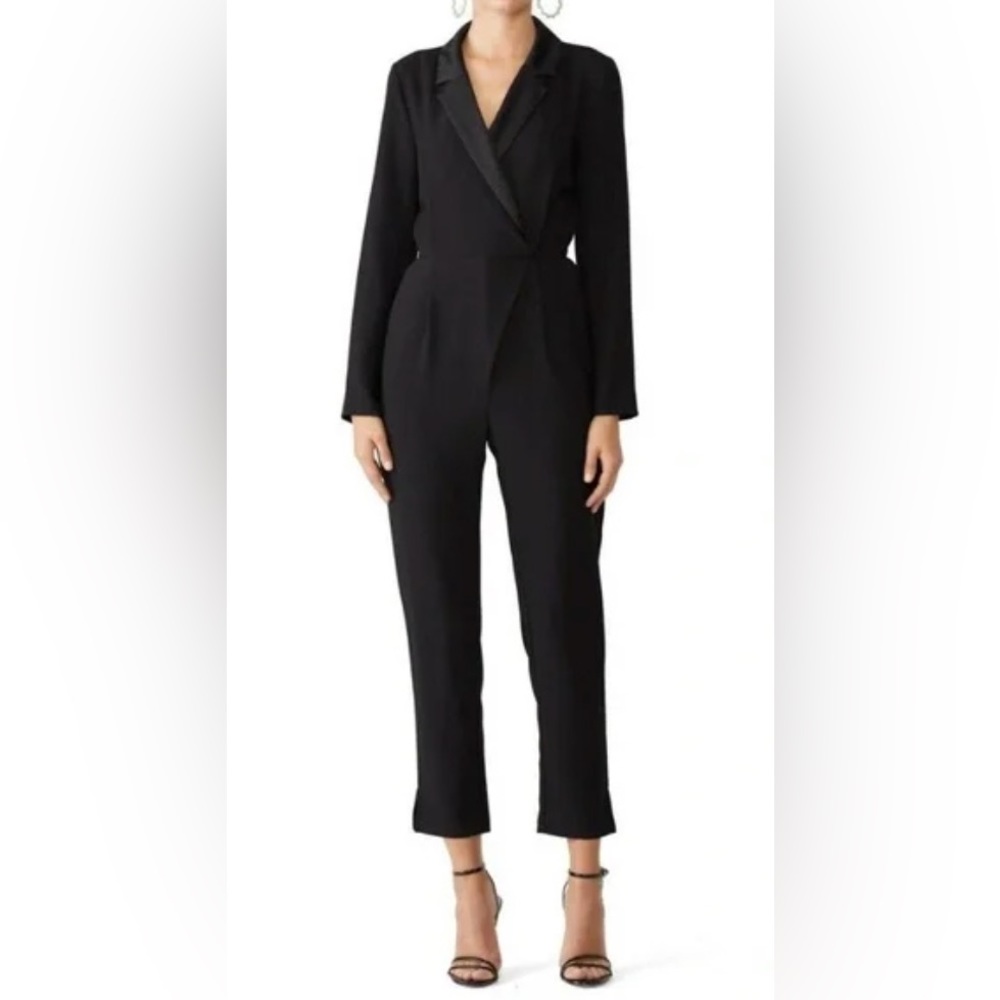 Greylin Reagan Tuxedo Jumpsuit, Size M